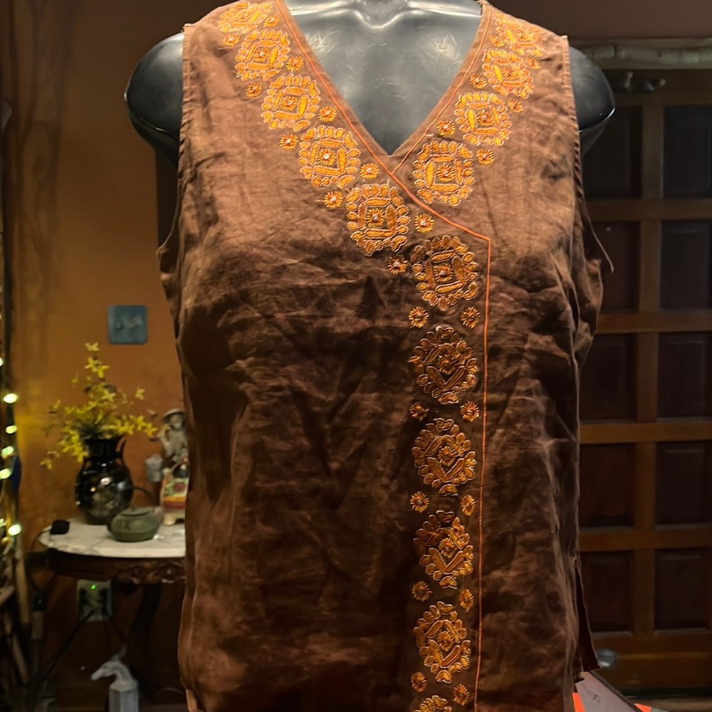 Linen Carol Little Top